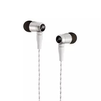 Совместимые наушники MotherAudio ME3 SILVER MMCX, сменный кабель