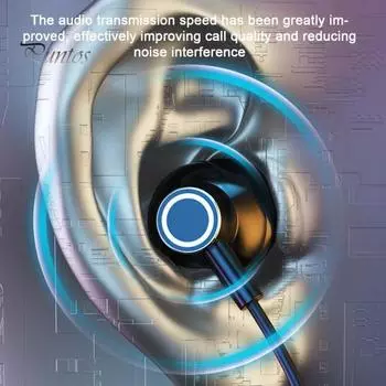 Совместимые с Bluetooth наушники со светодиодной подсветкой RGB, стабильной низкой задержкой, водонепроницаемые, с длительным временем воспроизведения, беспроводные стереонаушники с шейным ободом чёрный
