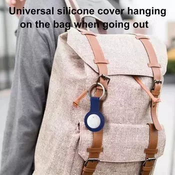 Совместимые с Bluetooth устройства для поиска предметов IP67 Водонепроницаемое устройство против потери Сменная батарея Кошка Собака Локатор Трекер для Apple Find My чёрный