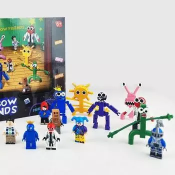 Совместимые с Lego фигурки Rainbow Friends