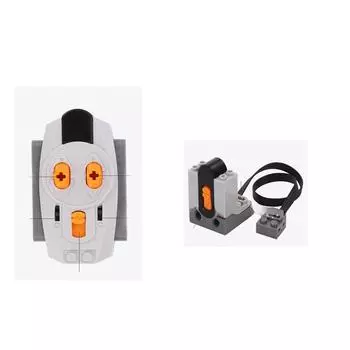 Совместимые с Lego строительные блоки FP Tech: Сборка двигателя MOC с пультом ДУ 8885 и приемником 8884
