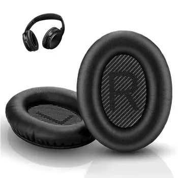 Совместимые сменные амбушюры для Bose QC35/SoundTrue - 1 пара чёрный