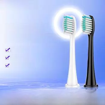 Совместимые сменные насадки для электрической зубной щетки Feili P-HX3/6/9 Series — дизайн для взрослых с напоминающими щетинками Minimum order 20 pieces