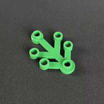 Совместимые строительные блоки Мелкие частицы Строительные блоки Аксессуары 2423 Украшения для садовых растений Садовые детали, ветки Ветки Листья 10 pieces