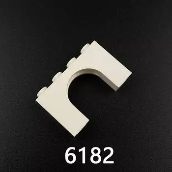 Совместимые строительные блоки, мелкие частицы, строительные блоки, аксессуары 6182, средневековые западные строительные двери и окна, детали 1X4X2, арки 100g