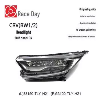 Совместимые светодиодные фары для Honda CR-V 17-22, DEPO 33150-TLY-H21 high configuration, hybrid, 8-plug, Left