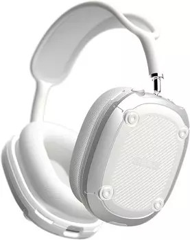 Совместимый чехол для AirPods Max 2020, противоударный гибридный чехол для наушников из ТПУ и поликарбоната, жесткий защитный чехол с амортизацией, защитные аксессуары белый