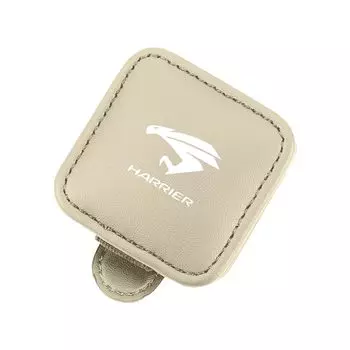 Совместимый держатель для автомобильных очков Совместимый с магнитным зажимом для хранения солнцезащитных очков HARRIER Держатель для хранения солнцезащитного козырька автомобиля Простота установки для хранения очков бежевый