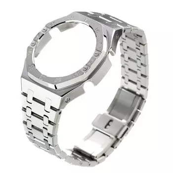Совместимый комплект Full Metal Kit Full Metal Kit Silver [GEARS CLUB] G-SHOCK GA-2100