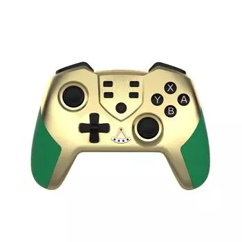 Совместимый контроллер Nintendo Switch, беспроводные Bluetooth-геймпады для консоли Nintendo Switch Pro OLED, джойстик управления Package:17*6.8*13.5cm золотой