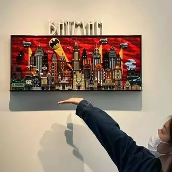 Совместимый мультсериал Gotham City Skyline Building Blocks Bricks Toy для взрослых Подарок на день рождения