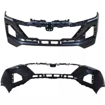 Совместимый передний бампер для Changan CS55 Plus второго поколения 2021-2024 гг. чёрный