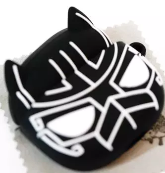Совместимый с AirPods профессиональный чехол Black Panther Marvel toy bag charm earphone 5 [только слева]