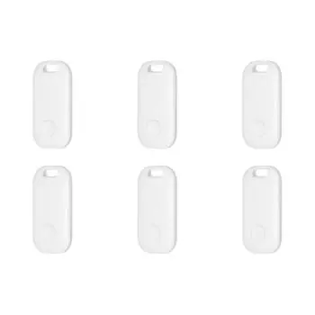 Совместимый с Bluetooth глобальный трекер с функцией напоминания о потере для AirTag (белый)