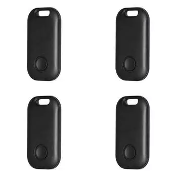Совместимый с Bluetooth глобальный трекер с функцией напоминания о потере для AirTag (черный)