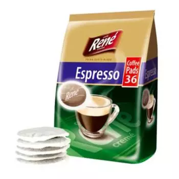 Совместимый с Cafernet Espresso Senseo кофеварочный блок, 36 шт.