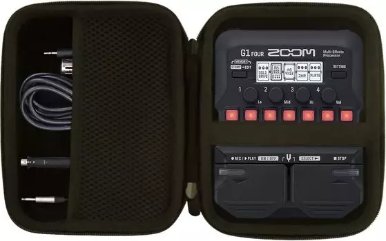 Совместимый с чехлом для хранения WAIYUJP защитный чехол для гитары Zoom ZOOM FOUR B1/G1/A1 мультиэффектор (УВЕЛИЧЕНИЕ B1)