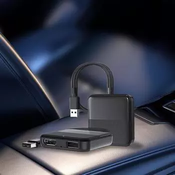 Совместимый с HDMI автомобильный AI-бокс для Fire TV Stick, мультимедийный адаптер, DVD-конвертер, автомобильный ТВ-конвертер для OEM-проводных автомобилей CarPlay CHINA