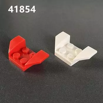 Совместимый с небольшими частицами 2X4 автомобильный крыло строительный блок 41854 строительный блок наука и образование сборка оптом запасные части 1 piece