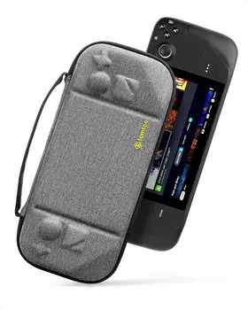 Совместимый с Steam Deck жесткий чехол Tomtoc Тонкий чехол для переноски Steam Deck Джойстик Полная защита Тонкий дизайн Ударопрочный 2WAY Портативный