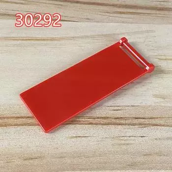 Совместимый строительный блок 30292, образовательный строительный блок для науки и технологий, детали 3X7, детали флага с логотипом, красный флаг, аксессуары для мелких частиц 1 piece