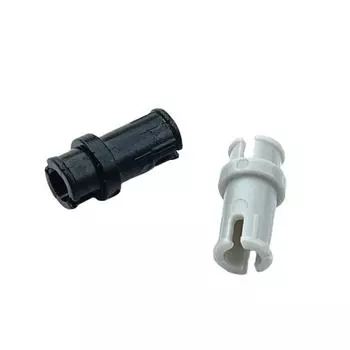 Совместимый строительный блок 32002, запасные части для технологических строительных блоков 4211050, темно-серый, бежевый, болт 3/4, гладкий штифт 1 piece