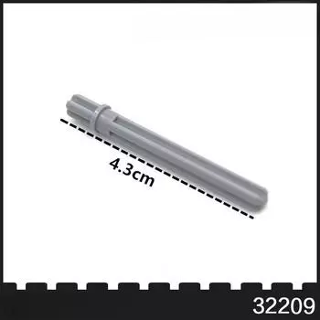 Совместимый строительный блок 32209 Технологический строительный блок Запасные части 59426 Стопорный вал 1X5.5 Вал с отсечкой 4.3 1 piece