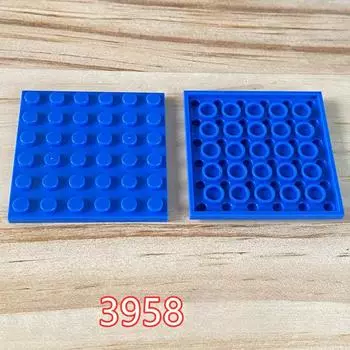 Совместимый строительный блок 3958 строительный блок 6X6 базовая плата аксессуары детали сборка головоломка игрушка детали 1