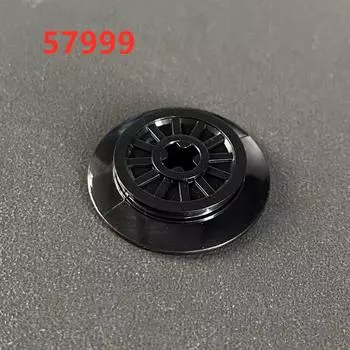 Совместимый строительный блок 57999 Аксессуары для мелких частиц Технологическое образование Детали строительного блока 24 мм Ремень колеса поезда 1