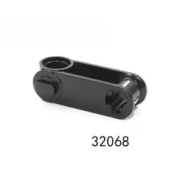 Совместимый строительный блок, аксессуары для строительных блоков из мелких частиц, 32068, технологические детали, 6013936, поперечный вал и болтовой соединитель 1 piece