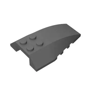 Совместимый строительный блок, строительный блок из мелких частиц, 43712, головоломка, детали для соединения, основные аксессуары, 4X6, клинья, детали, дополнение 1