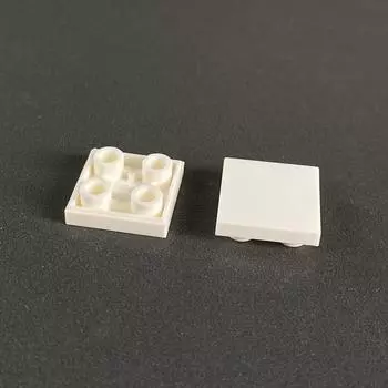 Совместимый строительный блок Строительный блок Мелкие частицы 11203 Специальные плитки 2X2 Панель заднего света Плитки Детали для самостоятельного изготовления Аксессуары 1 piece