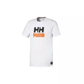 Совместная футболка Puma Helly Hansen с коротким рукавом унисекс, белая 597085-02 L