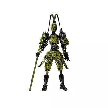 Совместная подвижная 3D-печатная кукла-игрушка, креативное декомпрессионное настольное украшение One Size армия зеленый