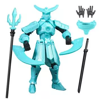 Совместная подвижная 3D-печатная кукла-игрушка, креативное декомпрессионное настольное украшение One Size светло-синий