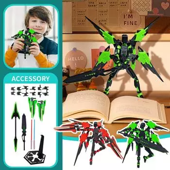 Совместная подвижная 3D-печатная кукла-игрушка, креативное декомпрессионное настольное украшение One Size