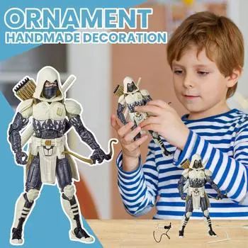 Совместная подвижная фигурка, модель игрушки, украшение, креативная декоративная модель, украшение куклы One Size белый