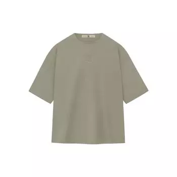 Совместная повседневная футболка Fear Of God X Adidas Athletics Collection с короткими рукавами и принтом спереди, топы унисекс Clay IM6091 L