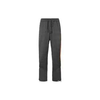 Совместная серия Adidas Originals SFTM Свободные прямые брюки на шнуровке Удобные дышащие спортивные длинные брюки Унисекс Графитово-черный IK8598 XXS