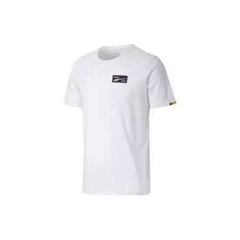 Совместная спортивная футболка с круглым вырезом Puma x Randomevent, топы унисекс, белые 598068-02 L