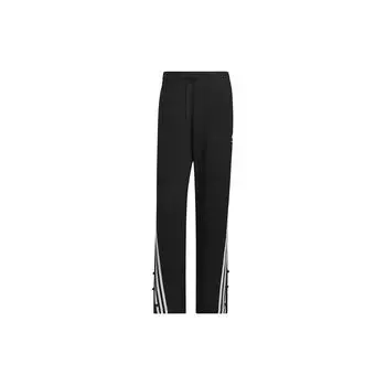 Совместные брендированные джоггеры Adidas x Guangui Dong FW23 в полоску свободного кроя со шнурком, черные брюки унисекс JE1119 XXL