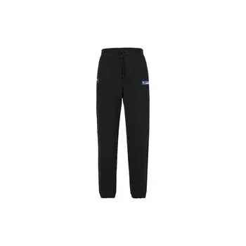 Совместные спортивные штаны Puma X Roaringwild с контрастными карманами на молнии и нашивкой с логотипом на трикотажных манжетах Мужские брюки черные 532595-01 XS