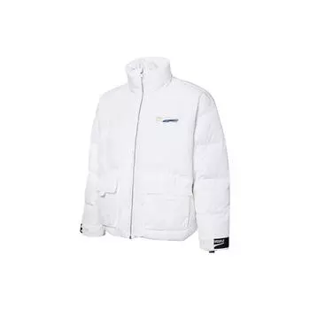 Совместный бренд Puma Roaringwild Светоотражающий теплый пуховик с воротником-стойкой Мужская верхняя одежда Белый 532587-02 XS