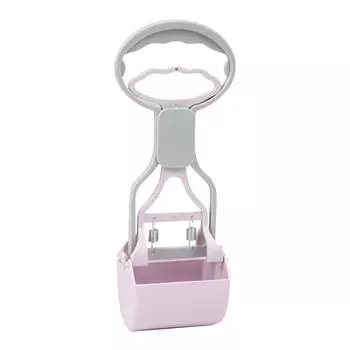 Совок для какашек с длинной ручкой, не подходит для больших, средних и маленьких собак, пружинный и легкий инструмент для сбора собачьих отходов на газоне/траве One Size