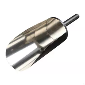 Совок для кофе, чая, сахара, сухого корма, конфет, домашних животных, кубик льда из нержавеющей стали для Medium With Hole