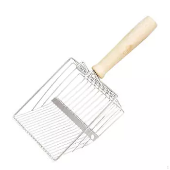 Совок для кошачьего туалета, домашние животные, сито, лопата, котенок, аквариумный песок, две разные щели(10 мм/4 мм) розового золота