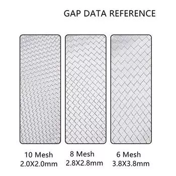 Совок для кошачьего туалета из нержавеющей стали с мелкой сеткой, легко моется, антипригарный совок для рептилий, эффективный прочный совок для кошачьего туалета 3.8X3.8mm розовый