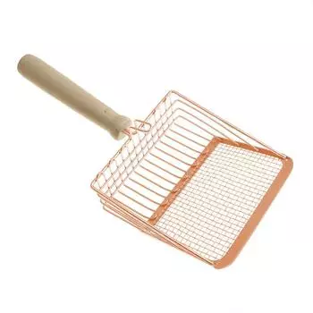 Совок для кошачьего туалета Лопата для кошачьего туалета Лопатка для домашних животных One Size розового золота