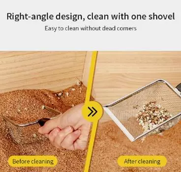 Совок для кошачьего туалета с маленькими отверстиями, лопата для песка, подвесное отверстие, лоток для кошачьего туалета, пляжная лопата, лопата для кошачьего туалета, чистящие средства для кошек Mesh 3.8*3.8MM