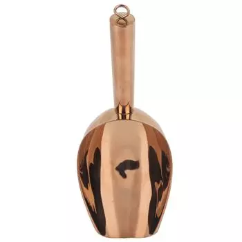 Совок для льда из нержавеющей стали U-образной формы, прочный пищевой совок для льда для дома, отеля, ресторана розового золота